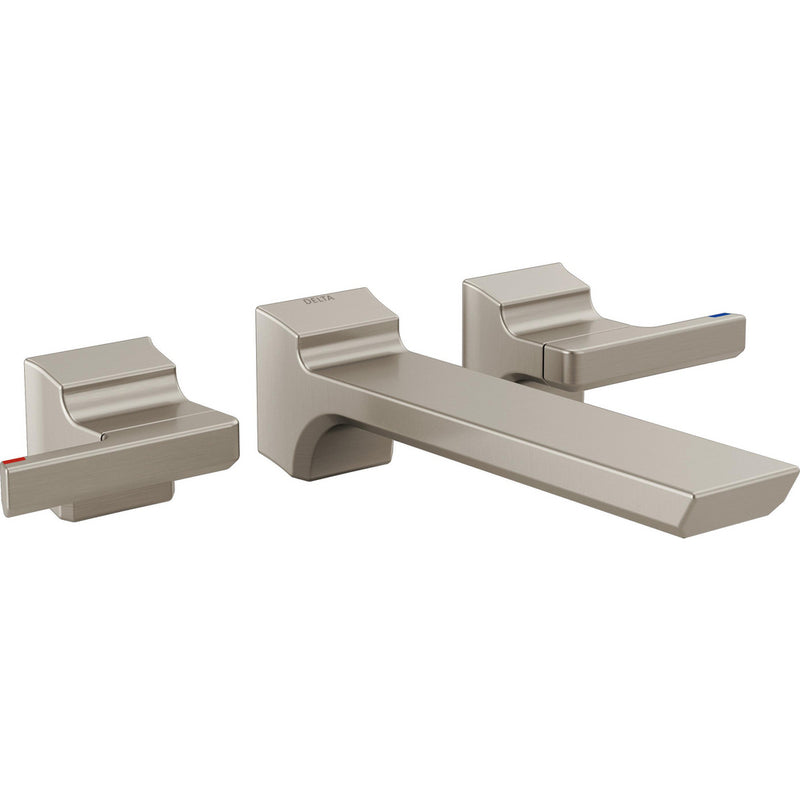 DELTA PIVOTAL T3599LF-WL TWO HANDLE WALL MOUNTED FAUCET