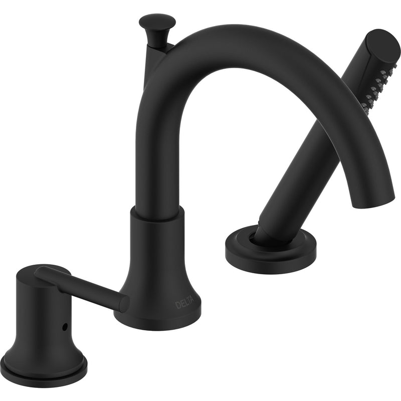 DELTA TRINSIC T3759 3 HOLE ROMAN TUB WITH HANDSHOWER