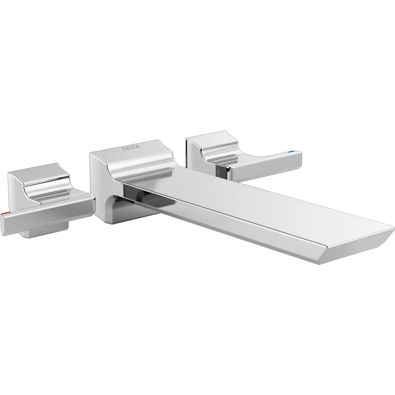 DELTA PIVOTAL T5799-WL TWO HANDLE WALL MOUNTED TUB FILLER