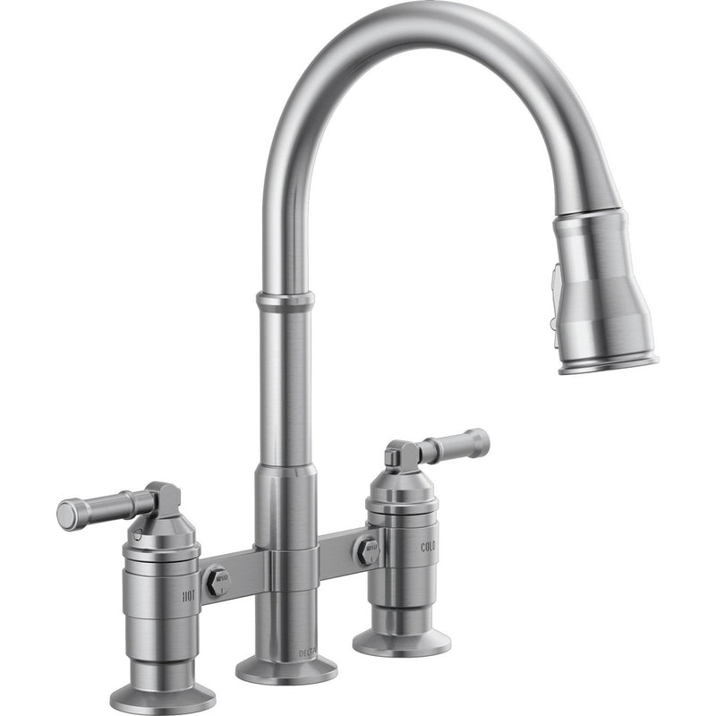 DELTA BRODERICK 2390L-DST PULL-DOWN BRIDGE KIT W/SHIELDSPRAY 2L