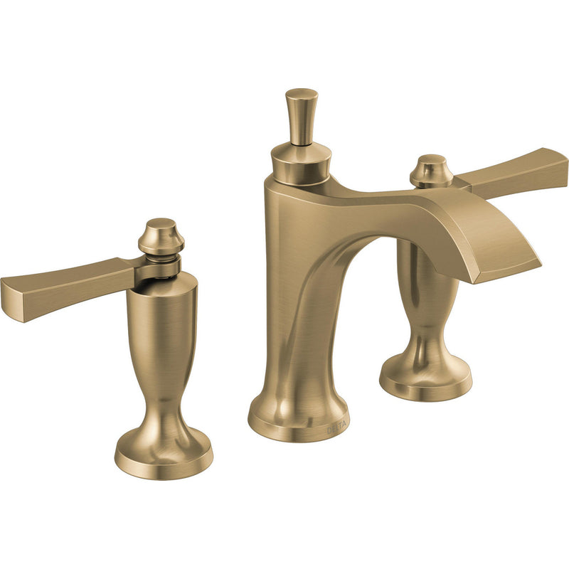 DELTA DORVAL 3556-MPU-DST WIDESPREAD BATHROOM FAUCET