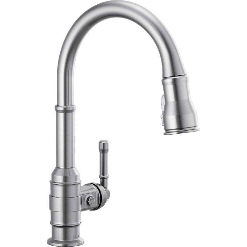 DELTA BRODERICK 9190-DST PULL-DOWN KITCHEN W/SHIELDSPRAY 1L