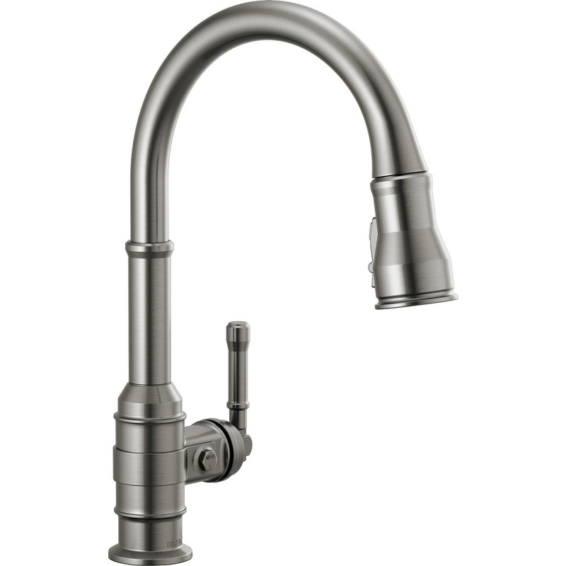 DELTA BRODERICK 9190-DST PULL-DOWN KITCHEN W/SHIELDSPRAY 1L