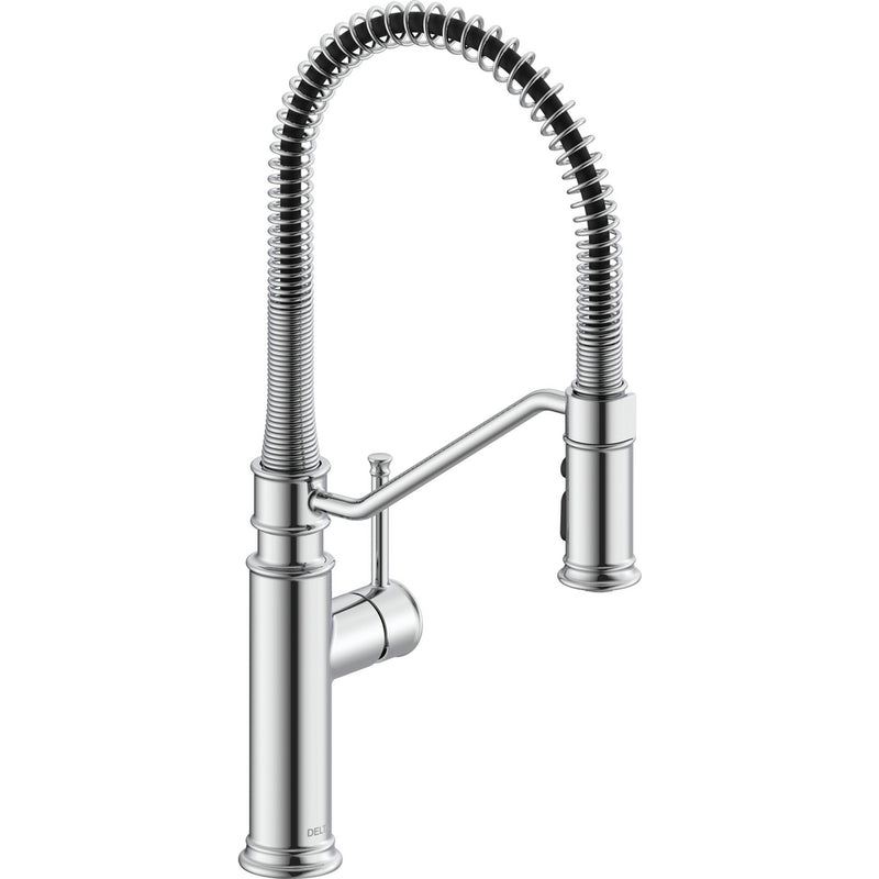 DELTA PRODECO 983LF PULLDOWN INDUSTRIAL SPRING KITCHEN FAUCET