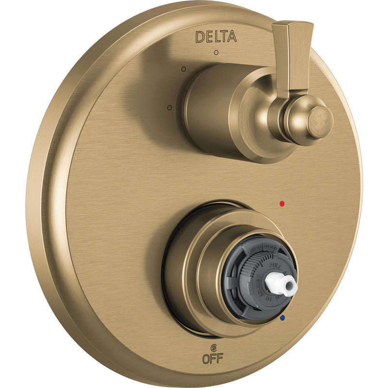 DELTA DORVAL T24856-LHP 3 FUNCTION 14 SERIES INTEGRATED DIVERTER TRIM LESS HANDLE
