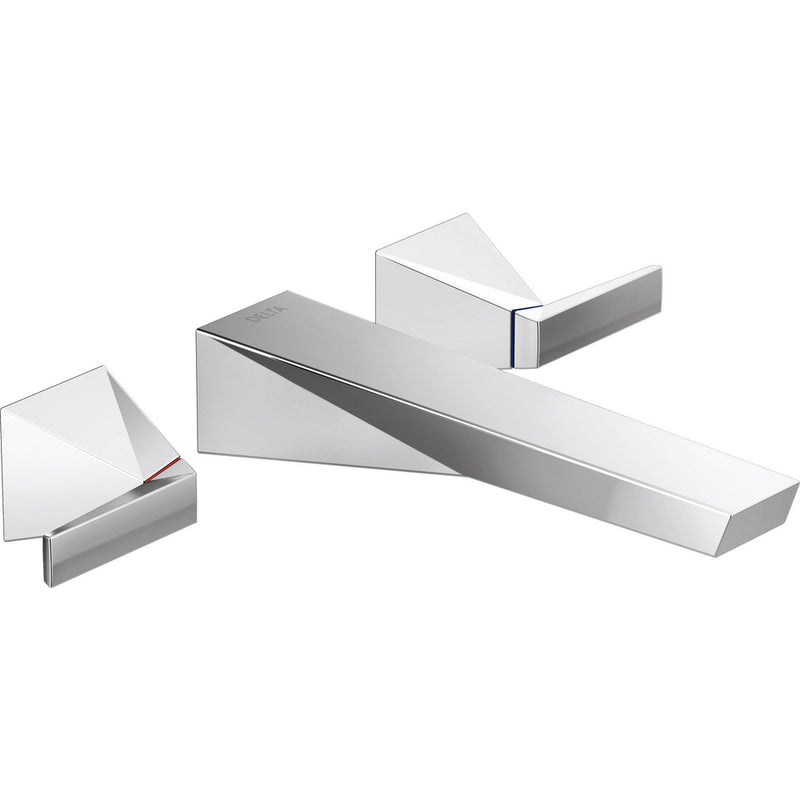 DELTA TRILLIAN T3543LF-WL 2H WALL MOUNT LAVATORY FAUCET