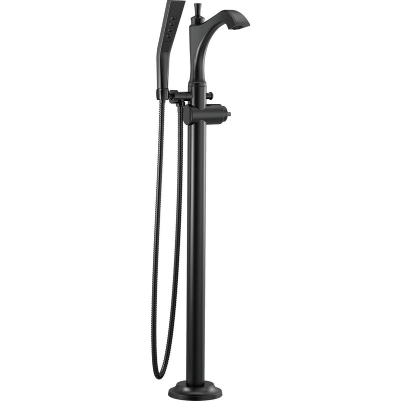 DELTA DORVAL T4756-LHP-FL TUB FILLER TRIM FLOOR MOUNT W/O HANDLES