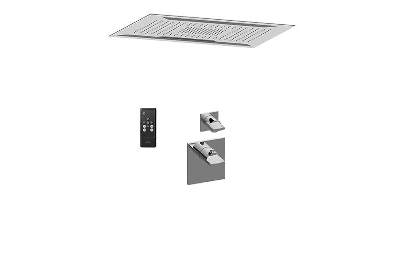 Graff AQ2.000SG-C14E0 Ceiling-Mount Shower System with Diverter Valve