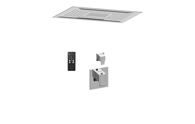 Graff AQ2.000SG-LM38E0-T Ceiling-Mount Shower System with Diverter Valve - Trim