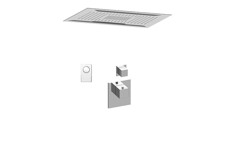 Graff AQ2.000SG-SH0 Ceiling-Mount Shower System with Diverter Valve