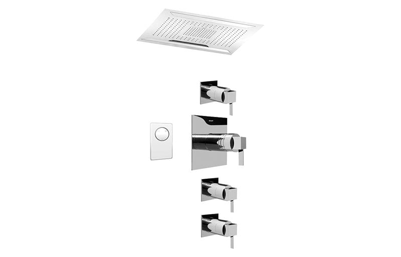 Graff AQ4.000A-LM39S-T Ceiling-Mount Shower System - Trim