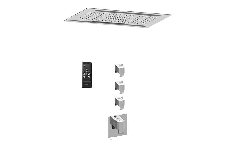Graff AQ4.000SC-LM38E0-T Ceiling-Mount Shower System - Trim