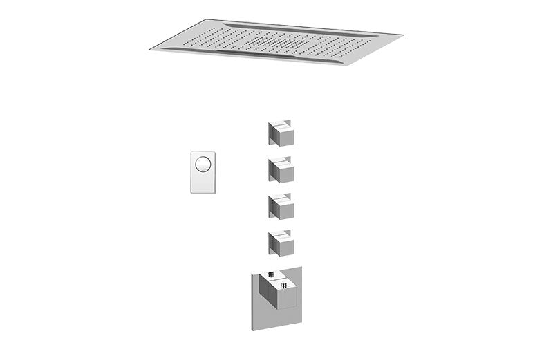 Graff AQ4.000SC-SH0-T Ceiling-Mount Shower System - Trim