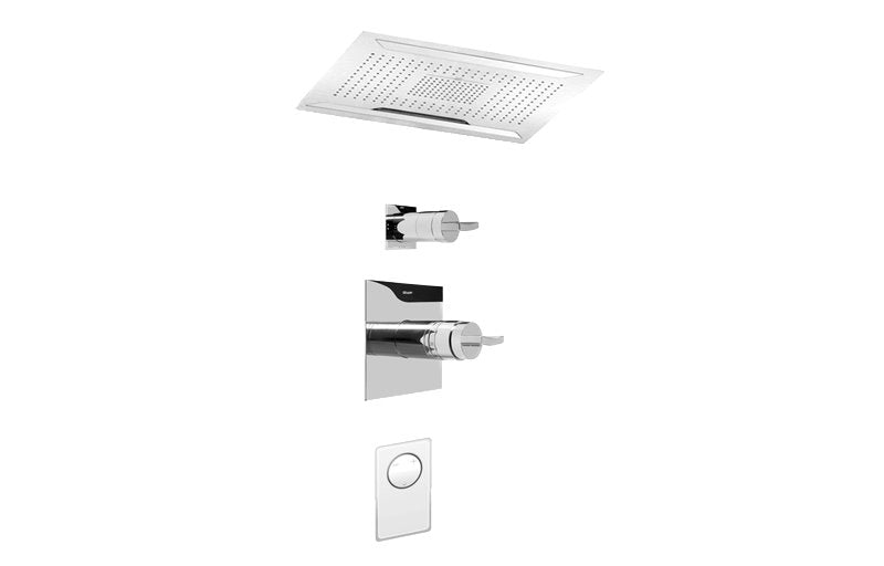 Graff AQ5.000A-C14S Ceiling-Mount Shower System with Diverter Valve