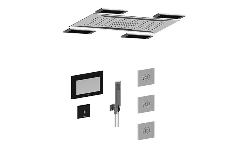 Graff AQ6.190 Complete Thermostatic Shower System