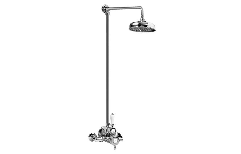 Graff CD1.02 Exposed Thermostatic Shower System - Rough and Trim