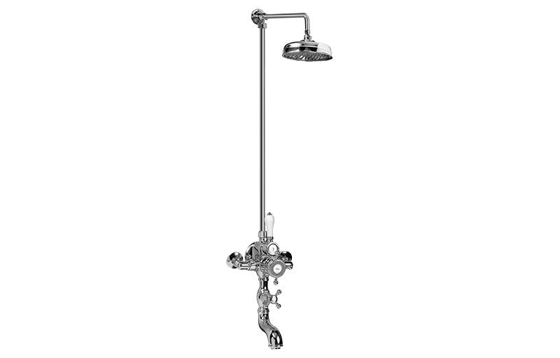 Graff CD3.01 Exposed Thermostatic Shower System - Rough and Trim