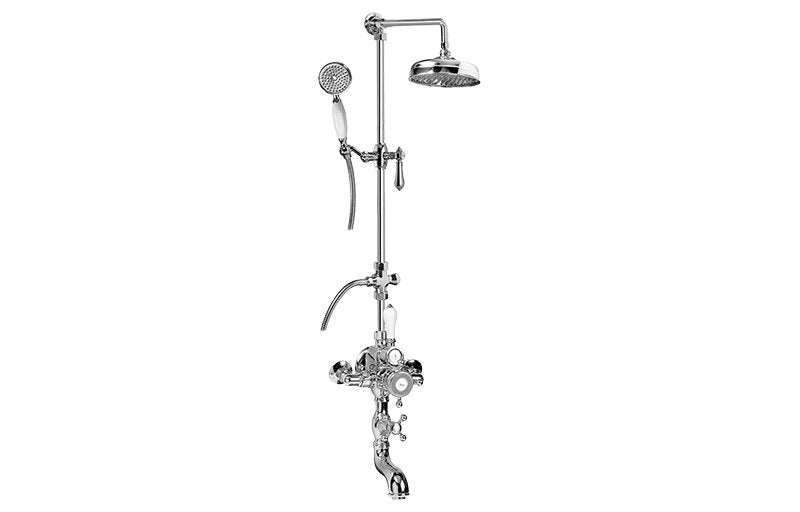 Graff CD4.01-LM34S Exposed Thermostatic Shower System with Handshower - Rough and Trim