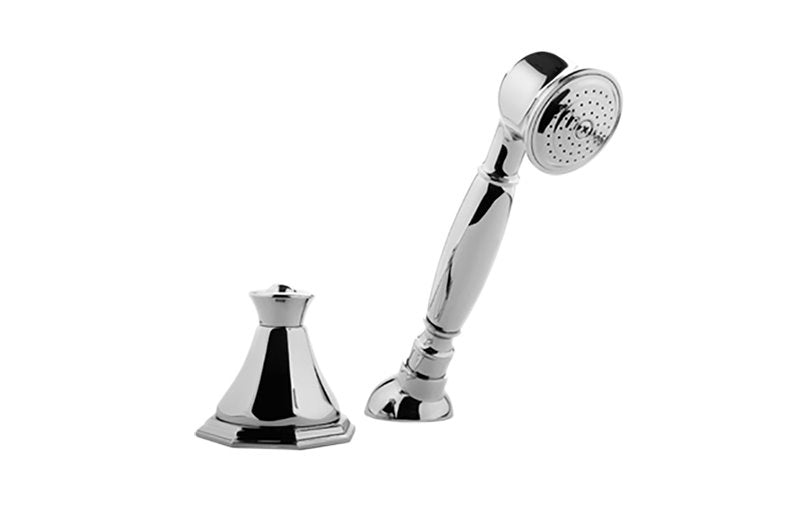Graff G-1955 Topaz Deck-Mounted Handshower and Diverter Set