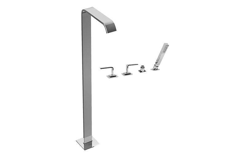 Graff G-2354-LM40B Immersion Floor-Mounted Tub Filler