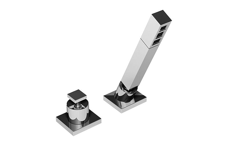 Graff G-3655 Targa Deck-Mounted Handshower and Diverter Set