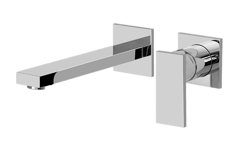 Graff G-3736-LM31W Solar Wall-Mounted Lavatory Faucet with Single Handle