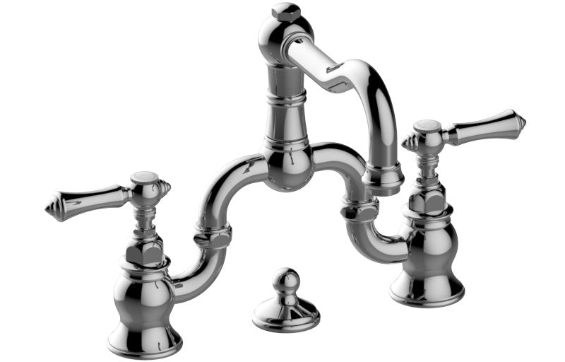 Graff G-3800-LM15 Adley Widespread Bridge Lavatory Faucet