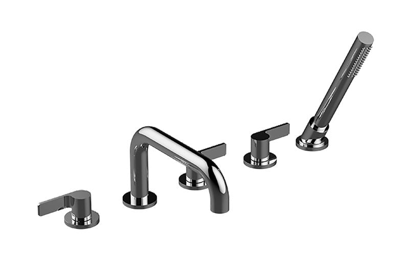 Graff G-6751-LM46B Terra Roman Tub Set with Handshower - Rough and Trim