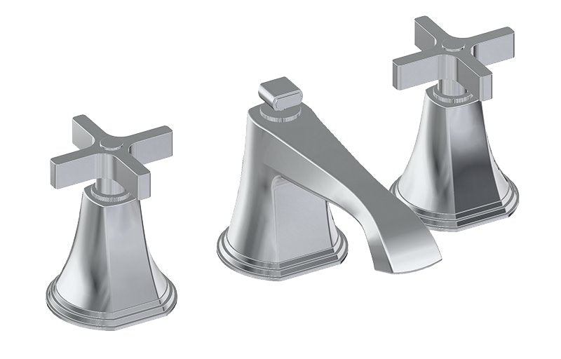 Graff G-6810-C15B Finezza UNO Widespread Lavatory Faucet with Cross Handle