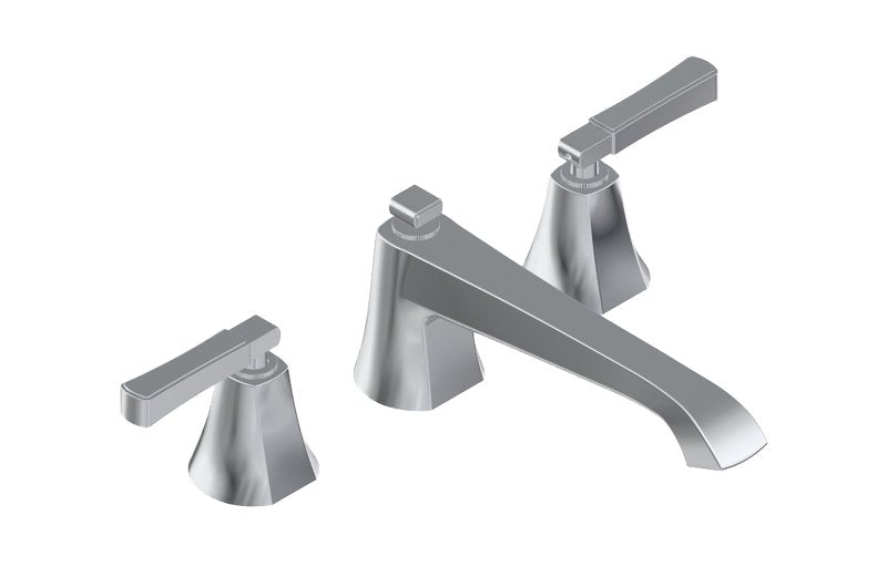 Graff G-6852-LM47B Finezza DUE Roman Tub Set with Lever Handle - Rough and Trim