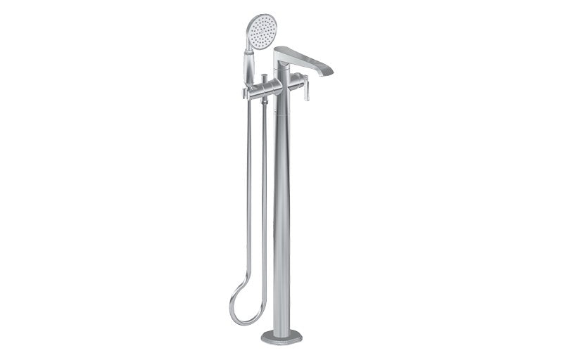 Graff G-6854-LM47N Finezza UNO Floor-Mounted Tub Filler - Rough and Trim
