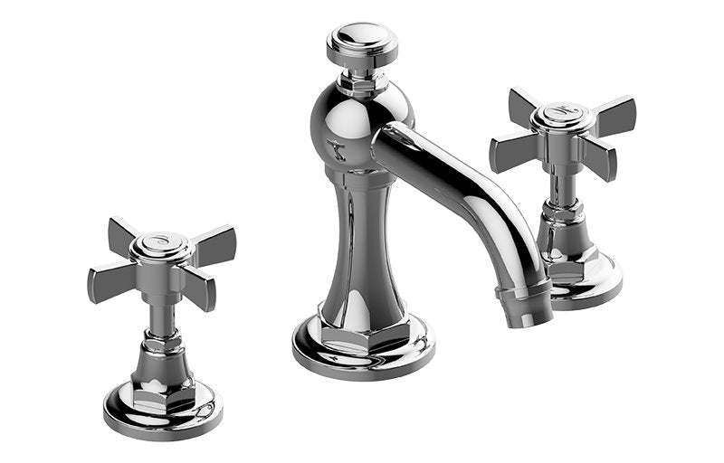 Graff G-6910-C16B Camden Widespread Lavatory Faucet with Cross Handle
