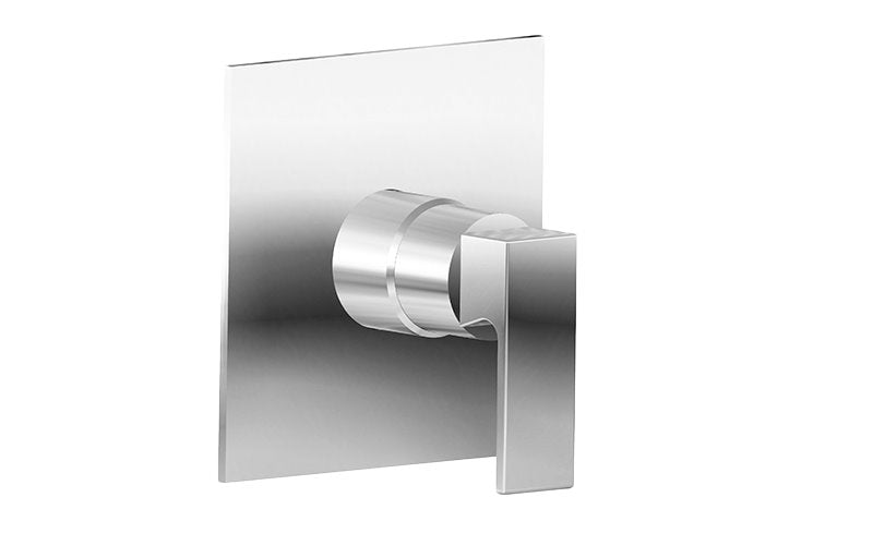Graff G-7040-LM55S-T Square Pressure Balancing Valve Trim Plate with Incanto Handle