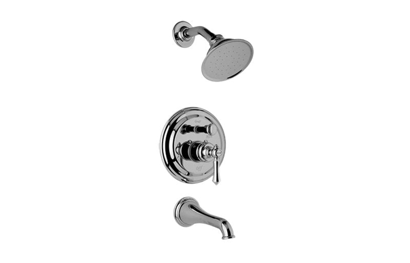 Graff G-7165-LM15S Traditional Pressure Balancing Tub and Shower Set - Rough and Trim