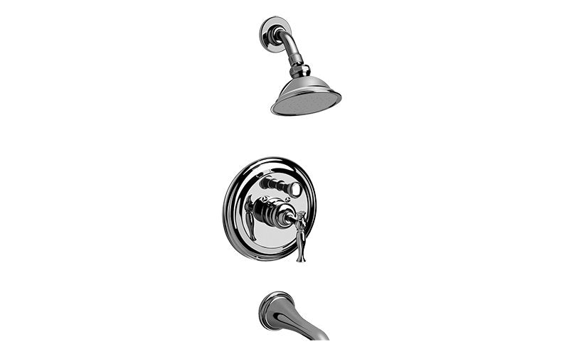 Graff G-7165-LM22S Traditional Pressure Balancing Tub and Shower Set - Rough and Trim