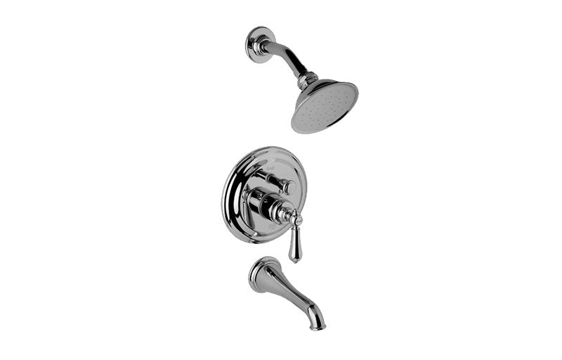 Graff G-7165-LM34S Traditional Pressure Balancing Tub and Shower Set - Rough and Trim