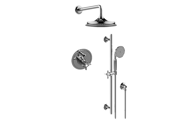 Graff G-7225-C16S Contemporary Pressure Balancing Shower Set - Rough and Trim