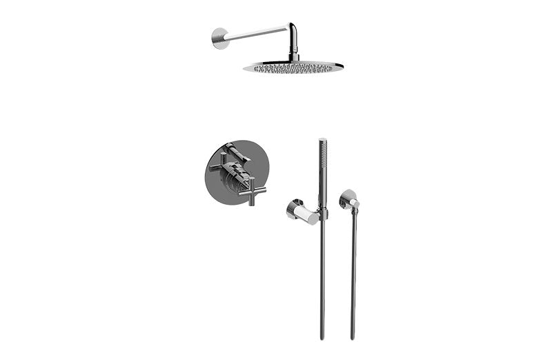 Graff G-7278-C17B-T Contemporary Pressure Balancing Shower Set - Trim Only