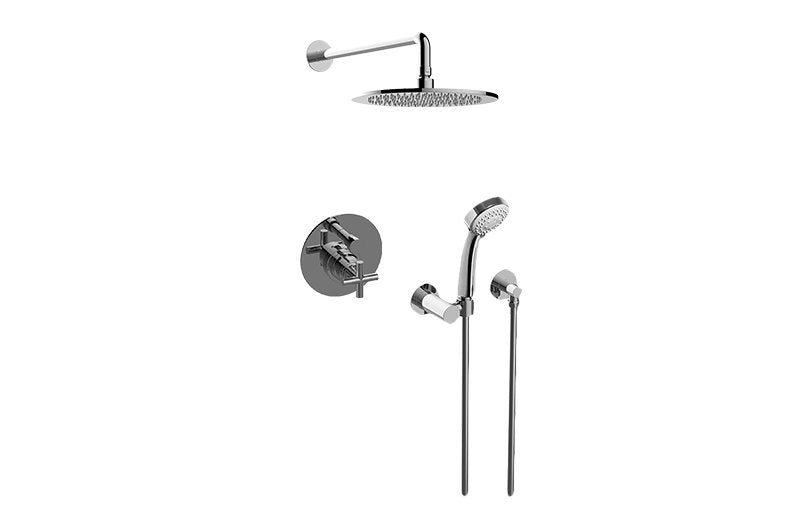 Graff G-7279-C17B Contemporary Pressure Balancing Shower Set - Rough and Trim