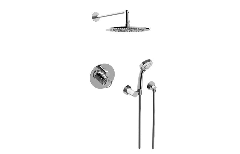 Graff G-7279-C19B Contemporary Pressure Balancing Shower with Handshower