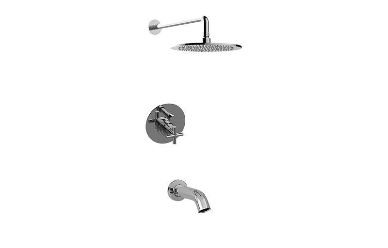 Graff G-7280-C17B Contemporary Pressure Balancing Shower Set - Rough and Trim