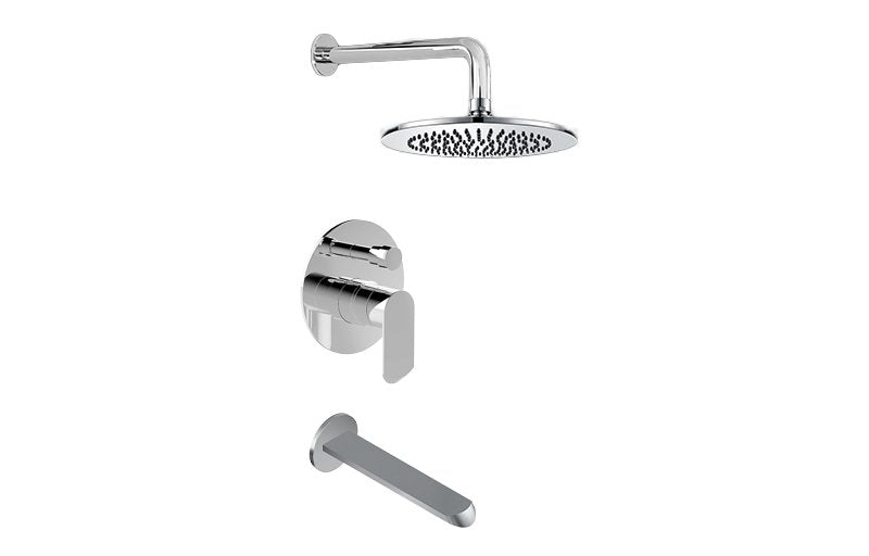 Graff G-7283-LM45S Contemporary Pressure Balancing Shower Set - Rough and Trim