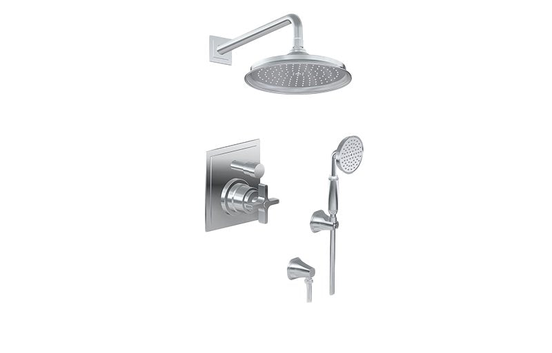 Graff G-7285-C15S Contemporary Pressure Balancing Shower Set - Rough and Trim