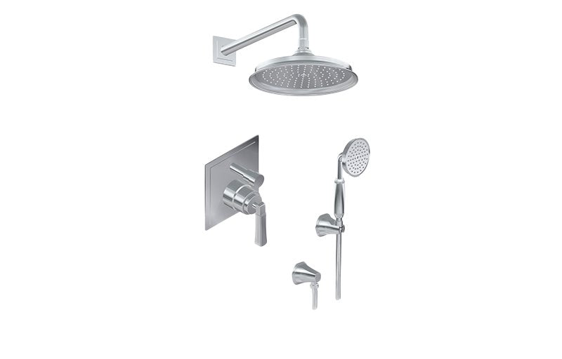 Graff G-7285-LM47S Contemporary Pressure Balancing Shower Set - Rough and Trim