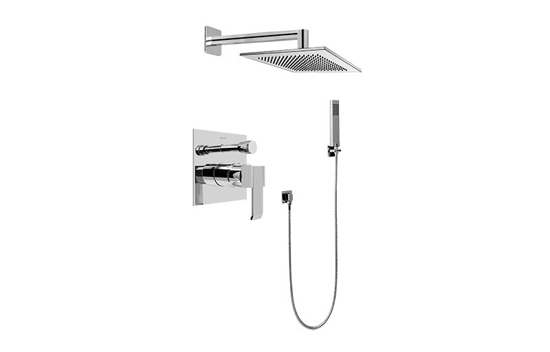 Graff G-7295-LM38S Contemporary Pressure Balancing Shower Set - Rough and Trim