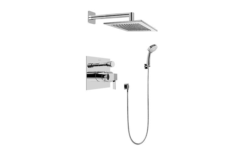 Graff G-7296-LM39S Contemporary Pressure Balancing Shower Set - Rough and Trim