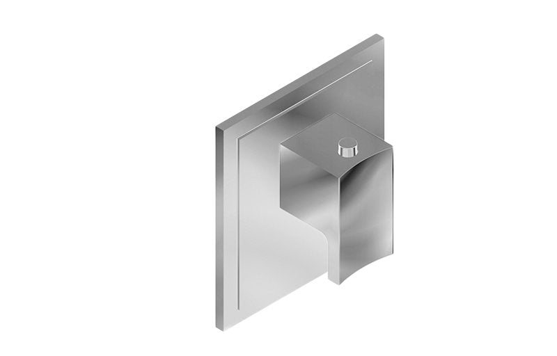 Graff G-8021-C14E-T M-Series Transitional Square Thermostatic Trim Plate with Sade/Targa Handle