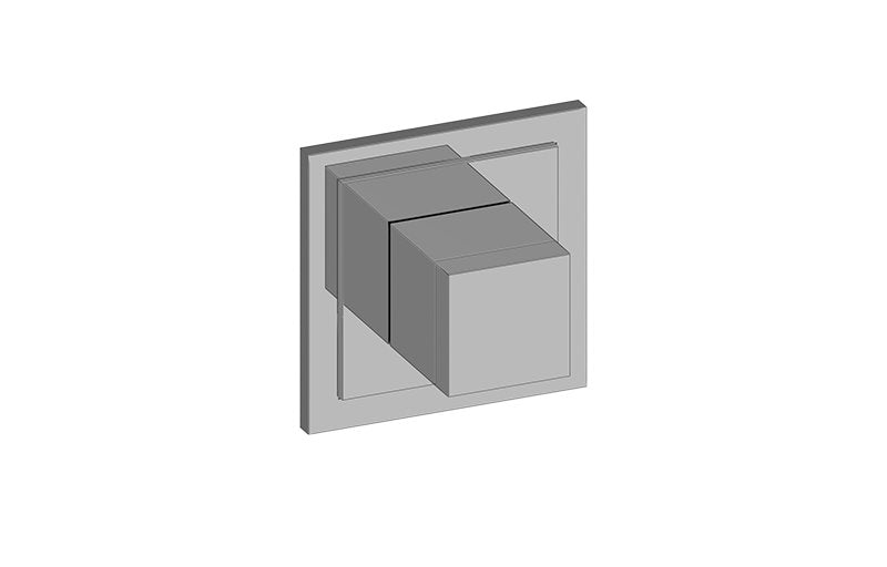 Graff G-8028-SH1-T M-Series Transitional Square 2-Way Diverter Trim Plate with Square Handle