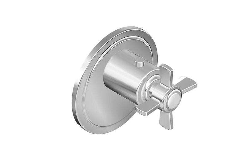 Graff G-8031-C16E-T M-Series Transitional Thermostatic Trim Plate with Cross Handle