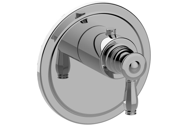 Graff G-8031-LM63E-T M-Series Transitional Thermostatic Trim Plate with Topaz Handle